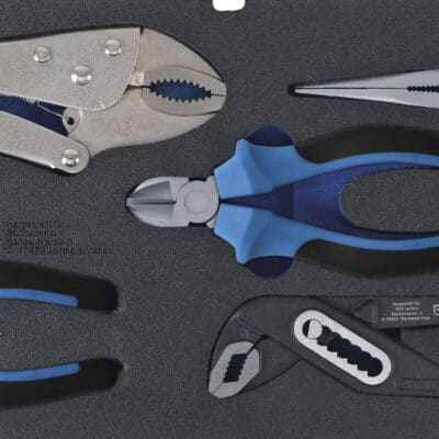 Set de clesti combinati | echipare 44929 pentru dulap de scule | 5 piese