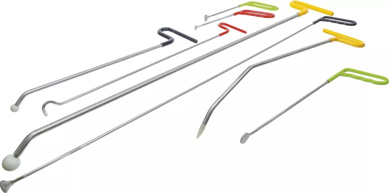 Set dispozitive pentru indreptare tabla