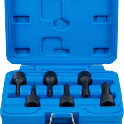 Set extractoare de suruburi deteriorate 2-3-4-6-8-10 mm, antrenare 3/8", BGS 5281