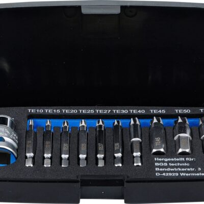 Set extractoare pentru suruburi cu cap Torx T-Star T10-T55