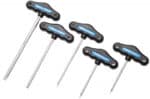 Set imbusuri H3-H8mm cu maner T, 5 piese, BGS 773