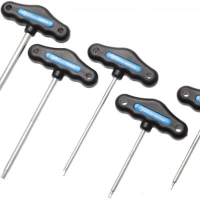 Set imbusuri H3-H8mm cu maner T, 5 piese, BGS 773