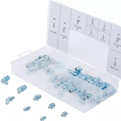 Set nipluri de gresare, Metric / Inch, 70 bucati, BGS 8065-1