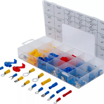 Set papuci si conectori pentru cabluri electrice 160-piese