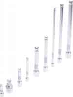 Set prelungitoare cu cap sferic 1/4"- 3/8"- 1/2"