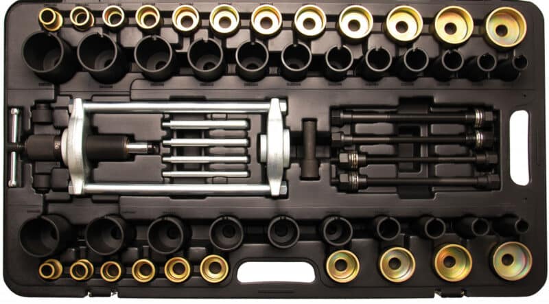 Set presa pentru montarea bucsilor pe masina cu cilindru hidraulic 10 tone