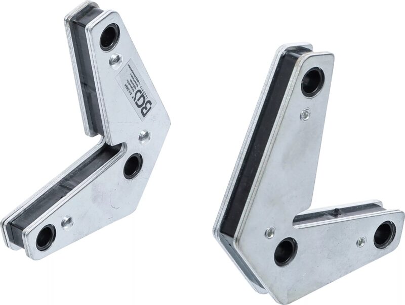 Set suporţi magnetici de forţa | Forma L | 9 kg | 2 piese