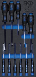Set surubelnite pentru electricieni 11 piese | echipare 44929 pentru dulap de scule