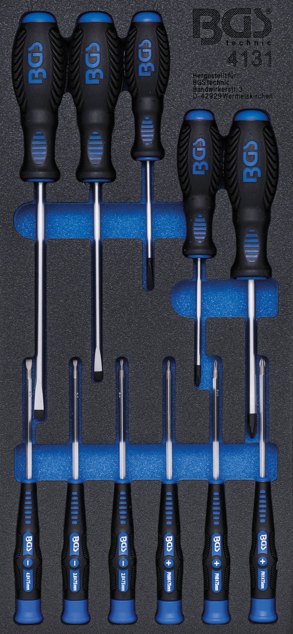 Set surubelnite pentru electricieni 11 piese | echipare 44929 pentru dulap de scule