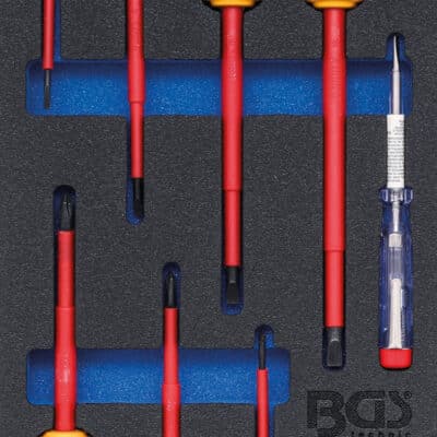 Set surubelnite VDE pentru banc de lucru mobil