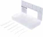 Set tile din varnis termoretractant cu diametre diferite | transparent | 150 piese