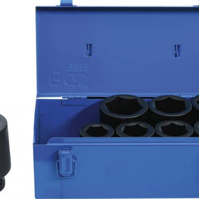 Set tubulare de impact adanci 27 - 50 mm, antrenare 1", 8 piese, BGS 5500