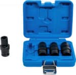 Set tubulare de impact cu articulatie sferica 16 - 17 - 18 - 19 mm, antrenare 1/2", 4 piese, BGS 5200