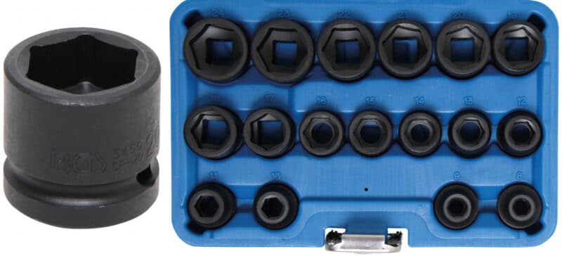 Set tubulare de impact extra scurte 8 - 24 mm Set tubulare de impact extra scurte 8 - 24 mm