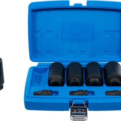 Set tubulare de impact pentru planetare 27-30-32-34-36 mm in 12 colturi si imbusuri de impact 14-17-19 mm, BGS 5335