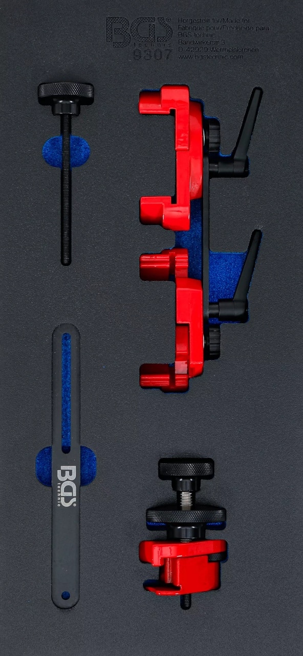 Set universal pentru blocare axe cu came si pompa injectie