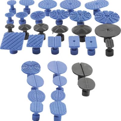 Set ventruze din plastic pentru reparatii tinichigerie fara revopsire, 33 piese, BGS 9571