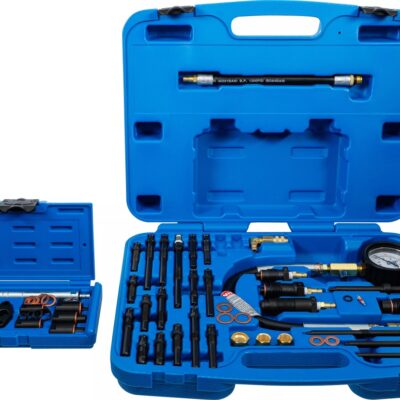 Set verificare compresie mixt Diesel + Benzina pentru autoturisme, camioane, utilaje agricole, ambarcatiuni, BGS 8400