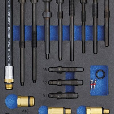 Suport organizator pentru carucior 1/3: Set de adaptoare pentru tester compresie si pierdere presiune