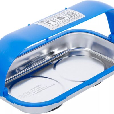 Tava magnetica cu maner pentru scule, piese si accesorii, dimensiuni 249x152x54mm, forta magnetica de peindere 5Kg, BGS 67102