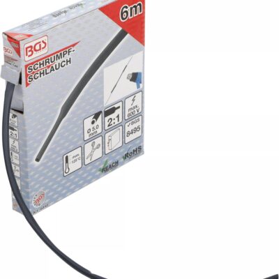 Varnis termocontractabil negru Ø 5 mm