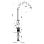 Baterie pentru chiuveta 3 in 1 C125